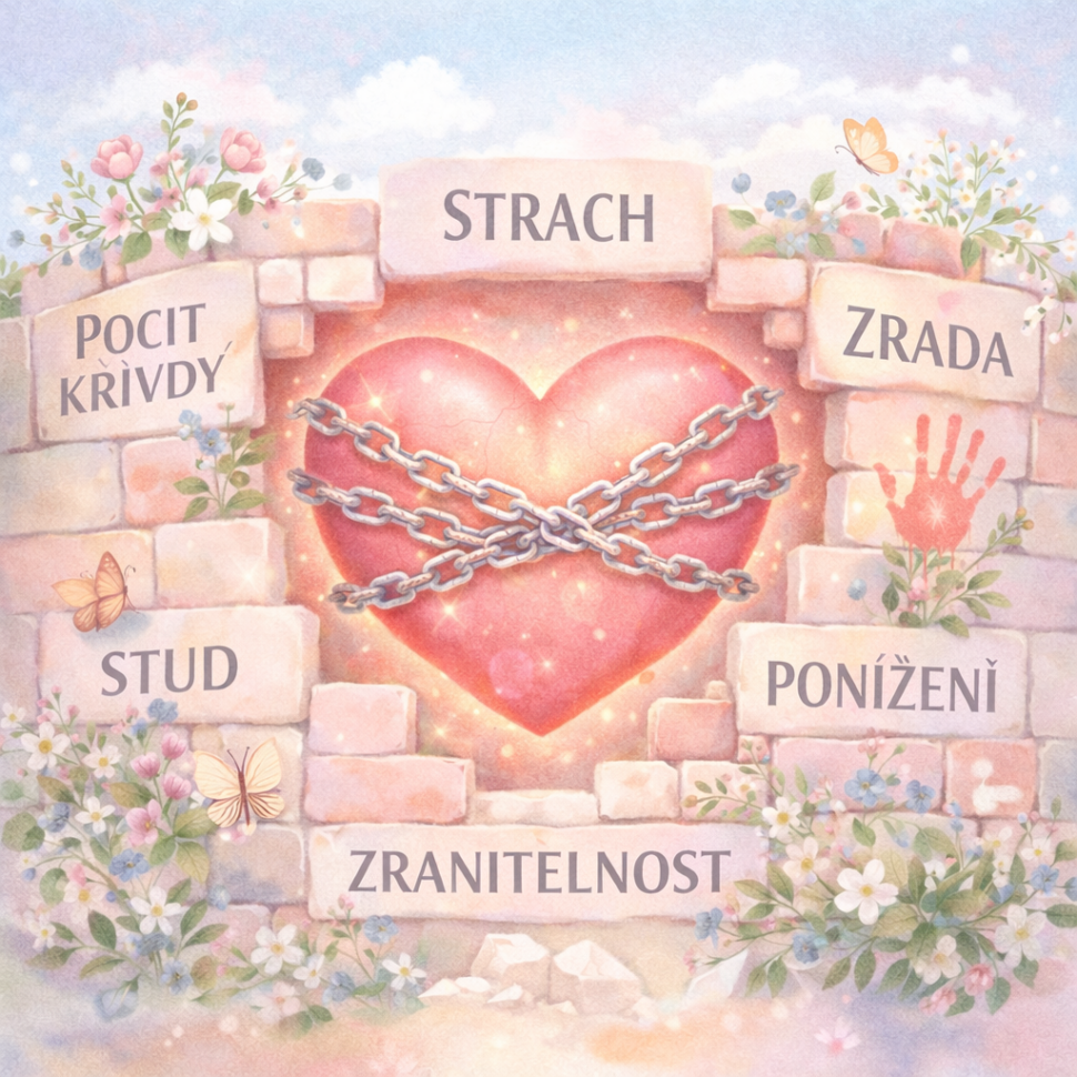 Zeď kolem srdce Uvězněné emoce Emoční kód